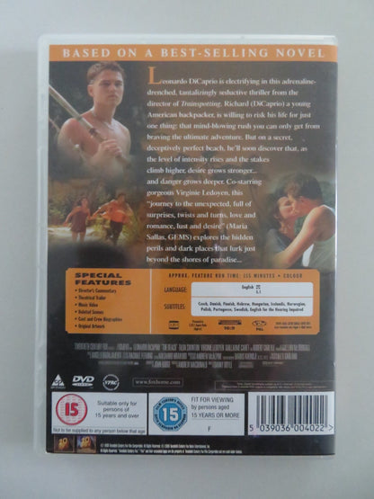 THE BEACH (DVD) LEONARDO DICAPRIO TILDA SWINTON 2000 REGION 2 Movie posters