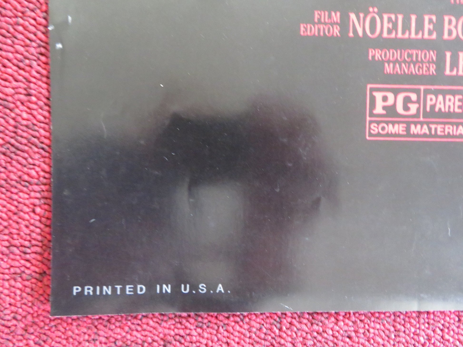 THE BEAR - B FOLDED US ONE SHEET POSTER JACK WALLACE TCHEKY KARYO 1989 Rendezvous Cinema Movie posters