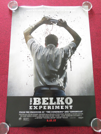 THE BELKO EXPERIMENT US ONE SHEET ROLLED POSTER JOHN GALLAGHER JR. 2016 Rendezvous Cinema Movie posters