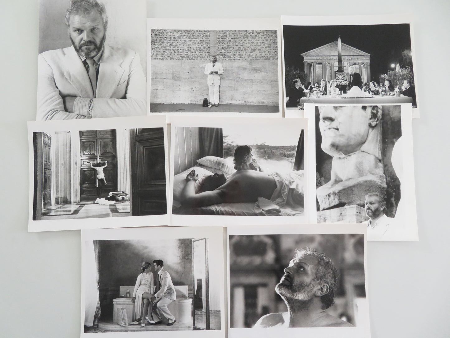 The Belly of an Architect - A Movie Still Photo Lot Of 8 Brian Dennehy 1987 Movie posters