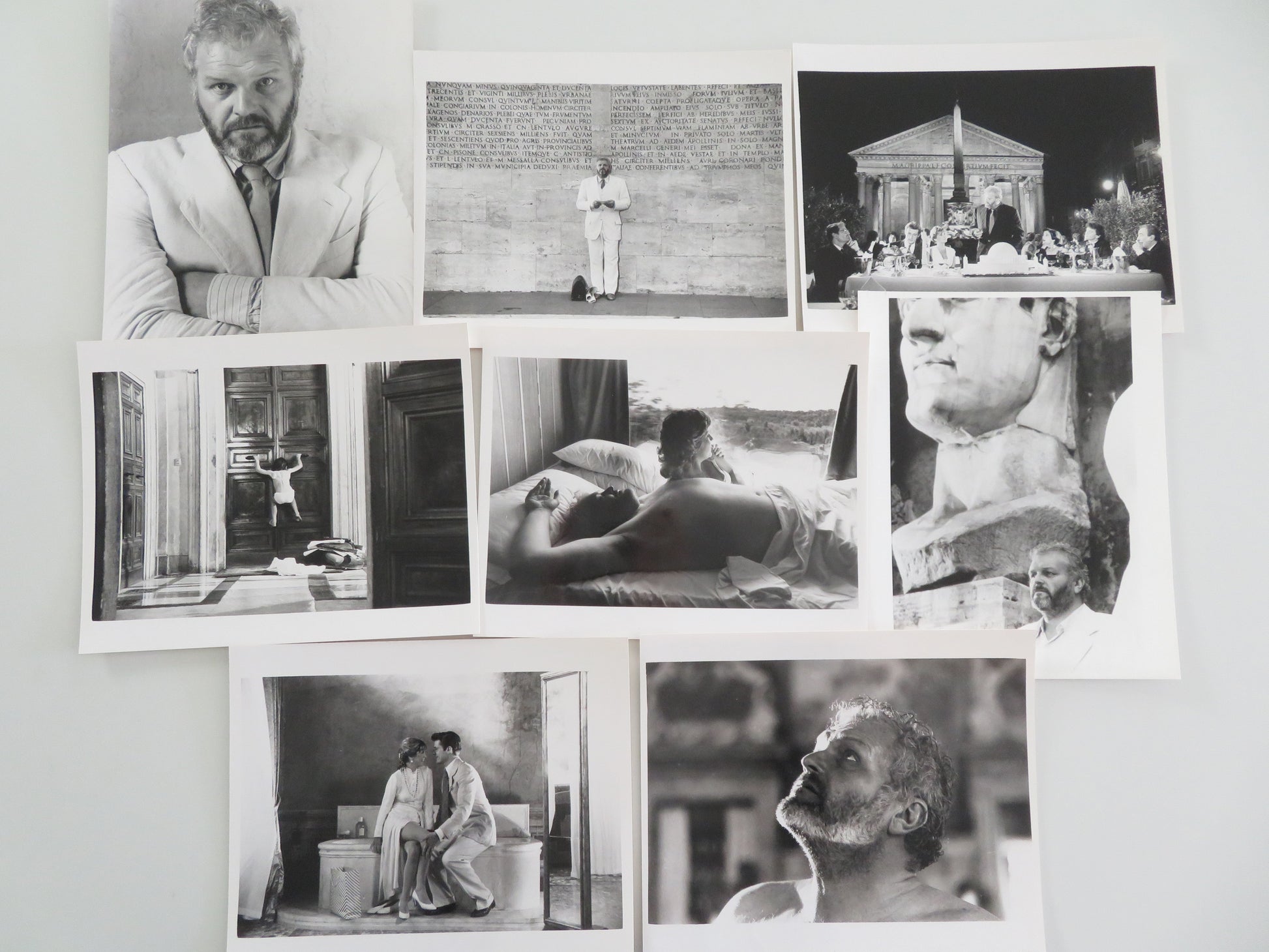 The Belly of an Architect - A Movie Still Photo Lot Of 8 Brian Dennehy 1987 Movie posters