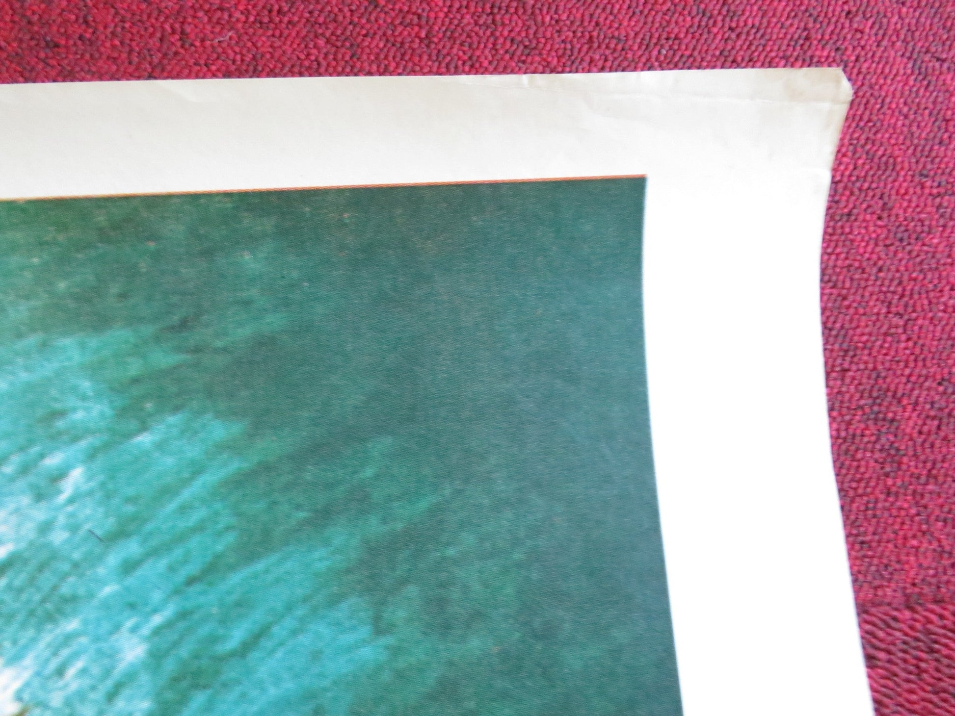 THE BERMUDA DEPTHS LEBANESE POSTER ROLLED LEIGH MCCLOSKEY CARL WEATHERS 1978 Rendezvous Cinema Movie posters