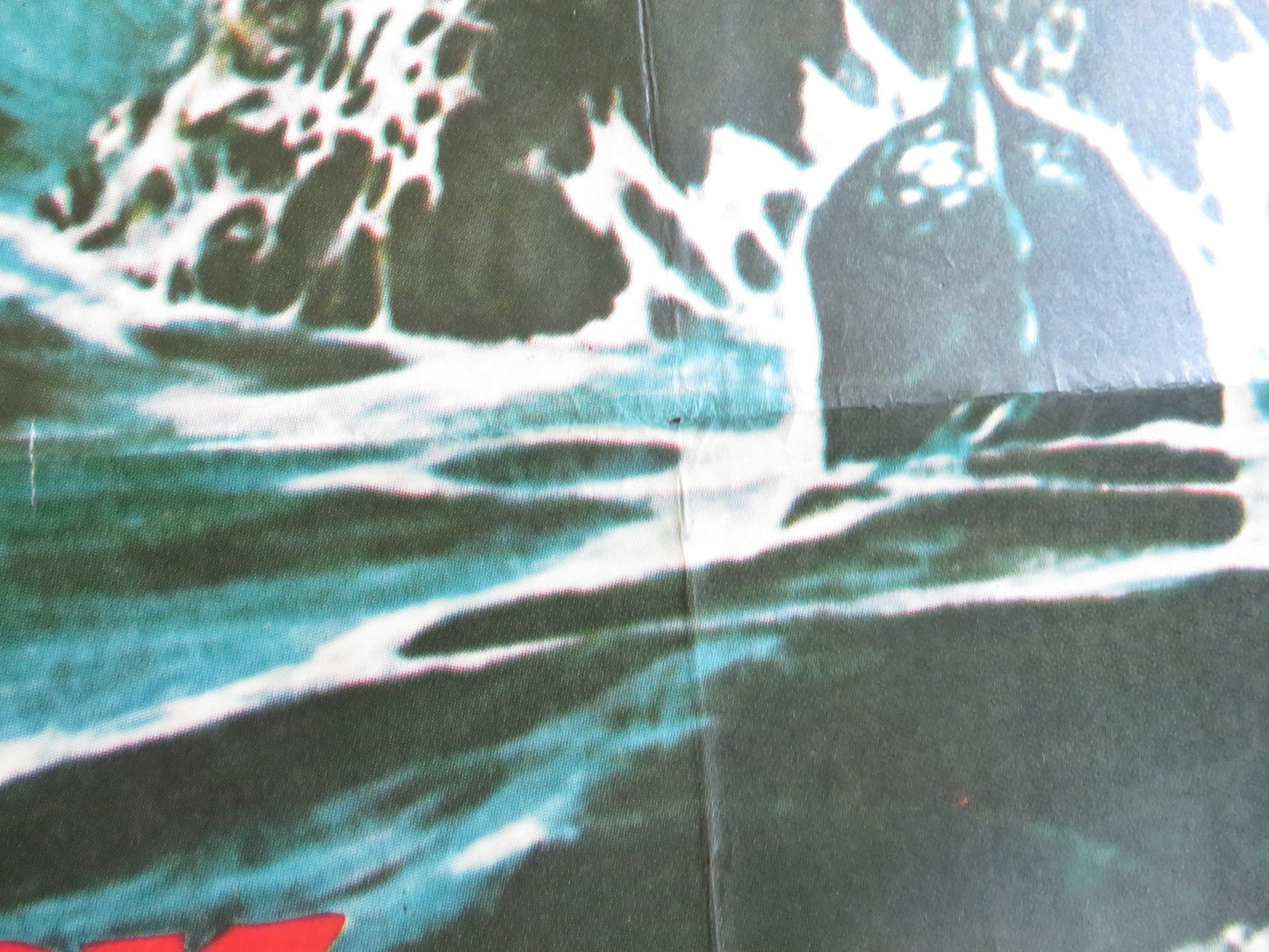 THE BERMUDA DEPTHS LEBANESE POSTER ROLLED LEIGH MCCLOSKEY CARL WEATHERS 1978 Rendezvous Cinema Movie posters