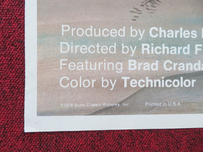 THE BERMUDA TRIANGLE FOLDED US ONE SHEET POSTER BRAD CRANDALL DONALD ALBEE 1979 Movie posters