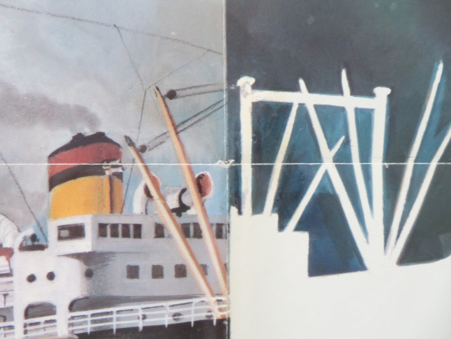 THE BERMUDA TRIANGLE FOLDED US ONE SHEET POSTER BRAD CRANDALL DONALD ALBEE 1979 Movie posters