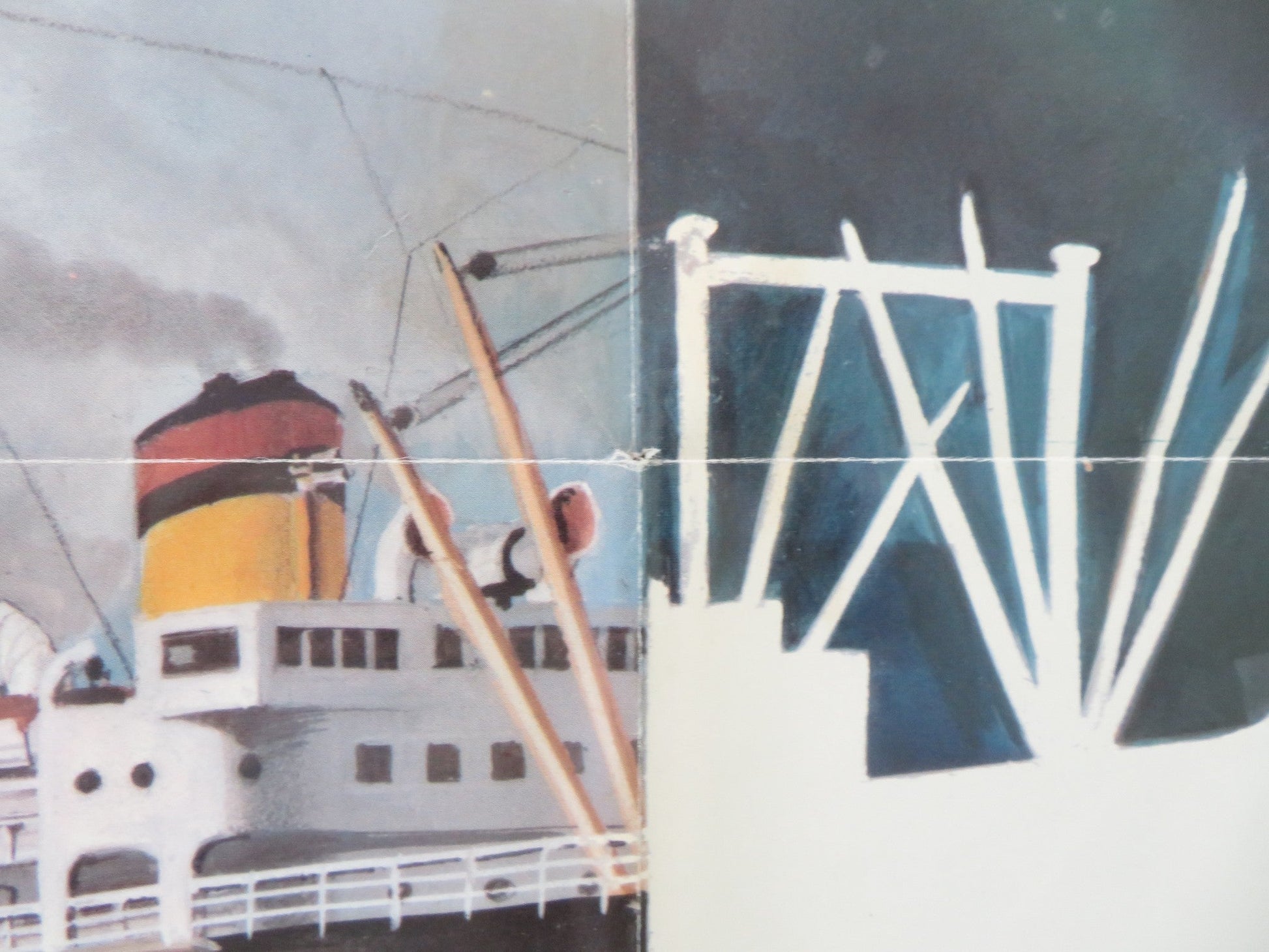 THE BERMUDA TRIANGLE FOLDED US ONE SHEET POSTER BRAD CRANDALL DONALD ALBEE 1979 Movie posters