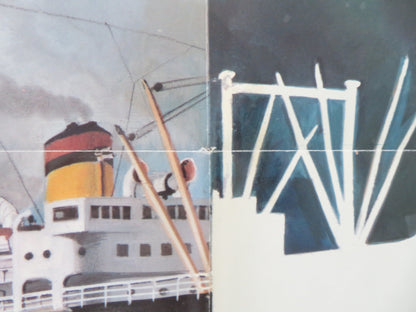 THE BERMUDA TRIANGLE FOLDED US ONE SHEET POSTER BRAD CRANDALL DONALD ALBEE 1979 Movie posters