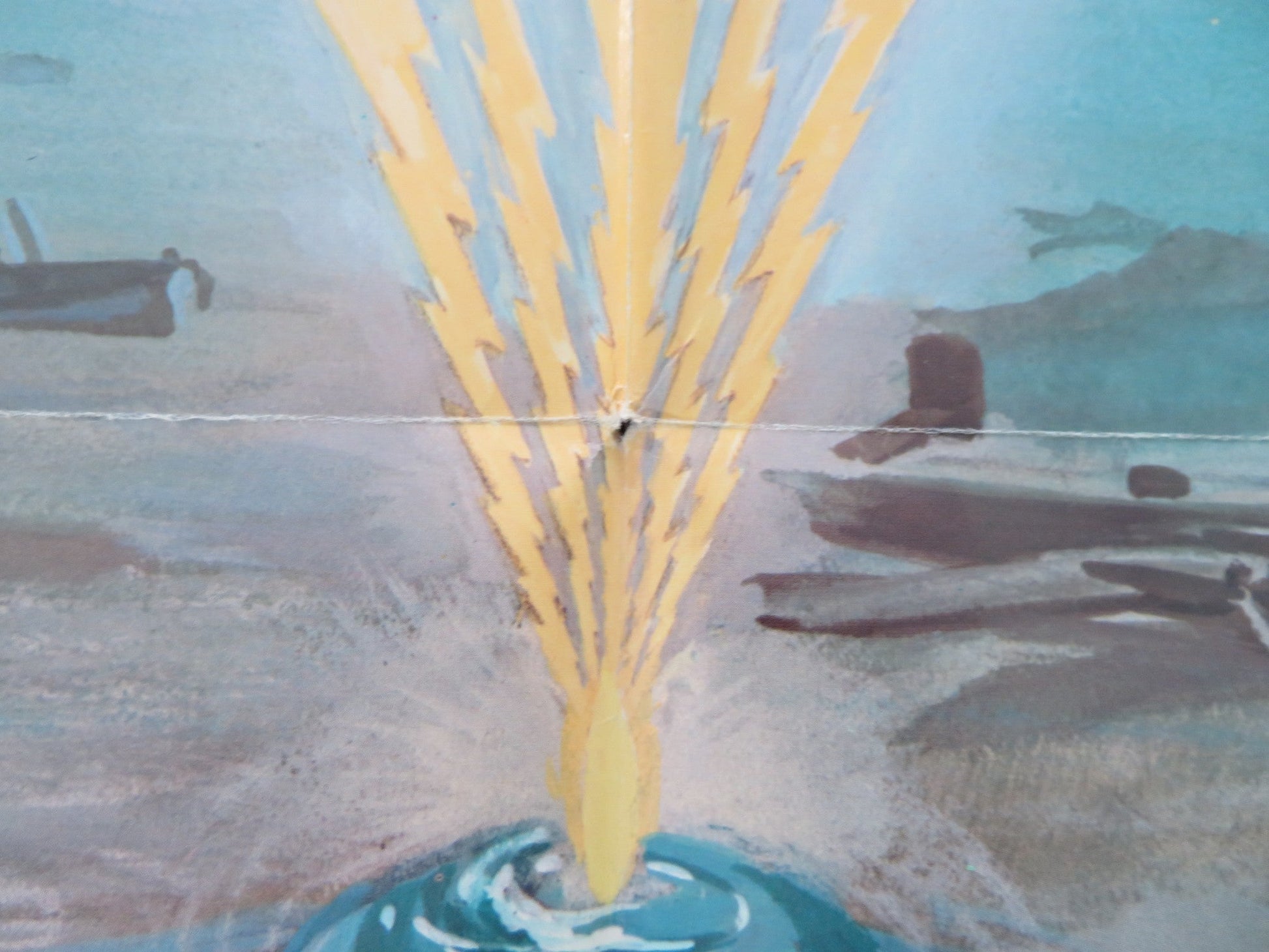 THE BERMUDA TRIANGLE FOLDED US ONE SHEET POSTER BRAD CRANDALL DONALD ALBEE 1979 Movie posters