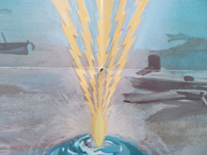 THE BERMUDA TRIANGLE FOLDED US ONE SHEET POSTER BRAD CRANDALL DONALD ALBEE 1979 Movie posters