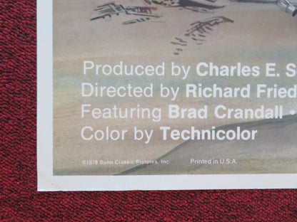 THE BERMUDA TRIANGLE FOLDED US ONE SHEET POSTER CHARLES BERLITZ B. CRANDALL 1979 Movie posters