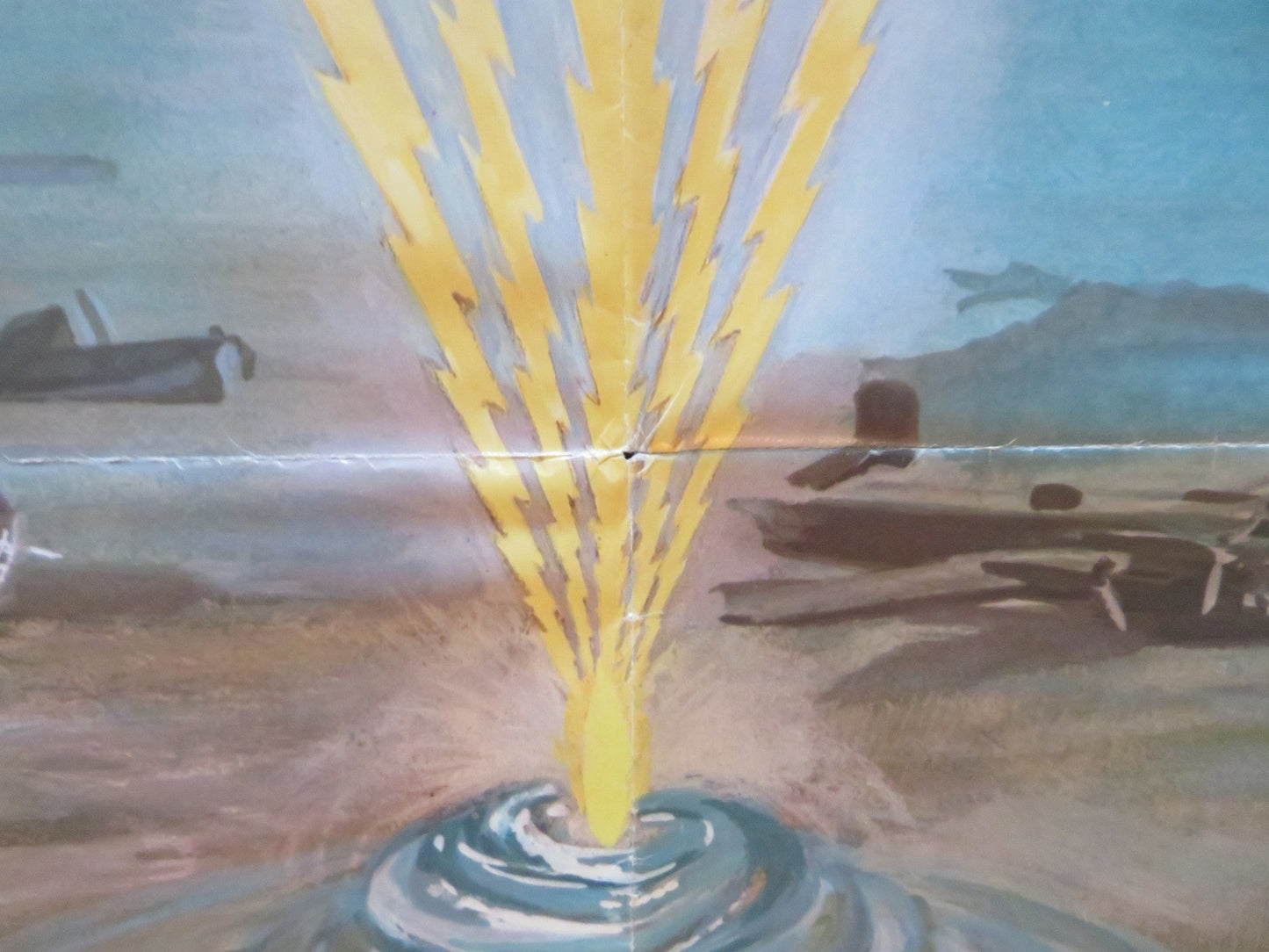 THE BERMUDA TRIANGLE FOLDED US ONE SHEET POSTER CHARLES BERLITZ B. CRANDALL 1979 Movie posters