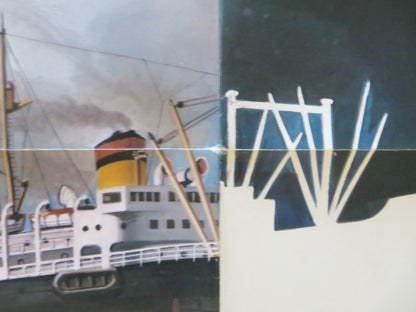 THE BERMUDA TRIANGLE FOLDED US ONE SHEET POSTER CHARLES BERLITZ B. CRANDALL 1979 Movie posters