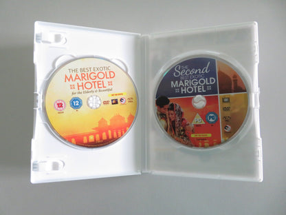 THE BEST EXOTIC MARIGOLD HOTEL + THE SECOND BEST... 2 FILMS (DVD) 2011 REGION 2 Movie posters