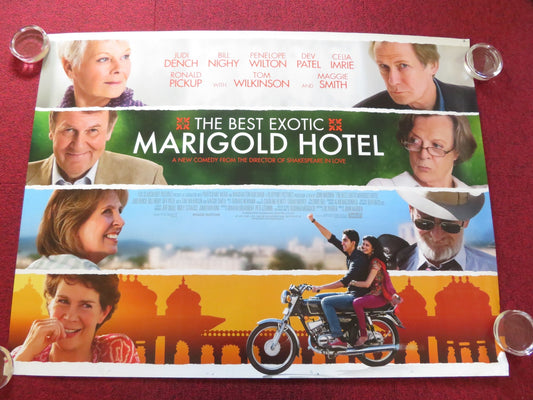 THE BEST EXOTIC MARIGOLD HOTEL UK QUAD ROLLED POSTER MAGGIE SMITH 2011 Rendezvous Cinema Movie posters