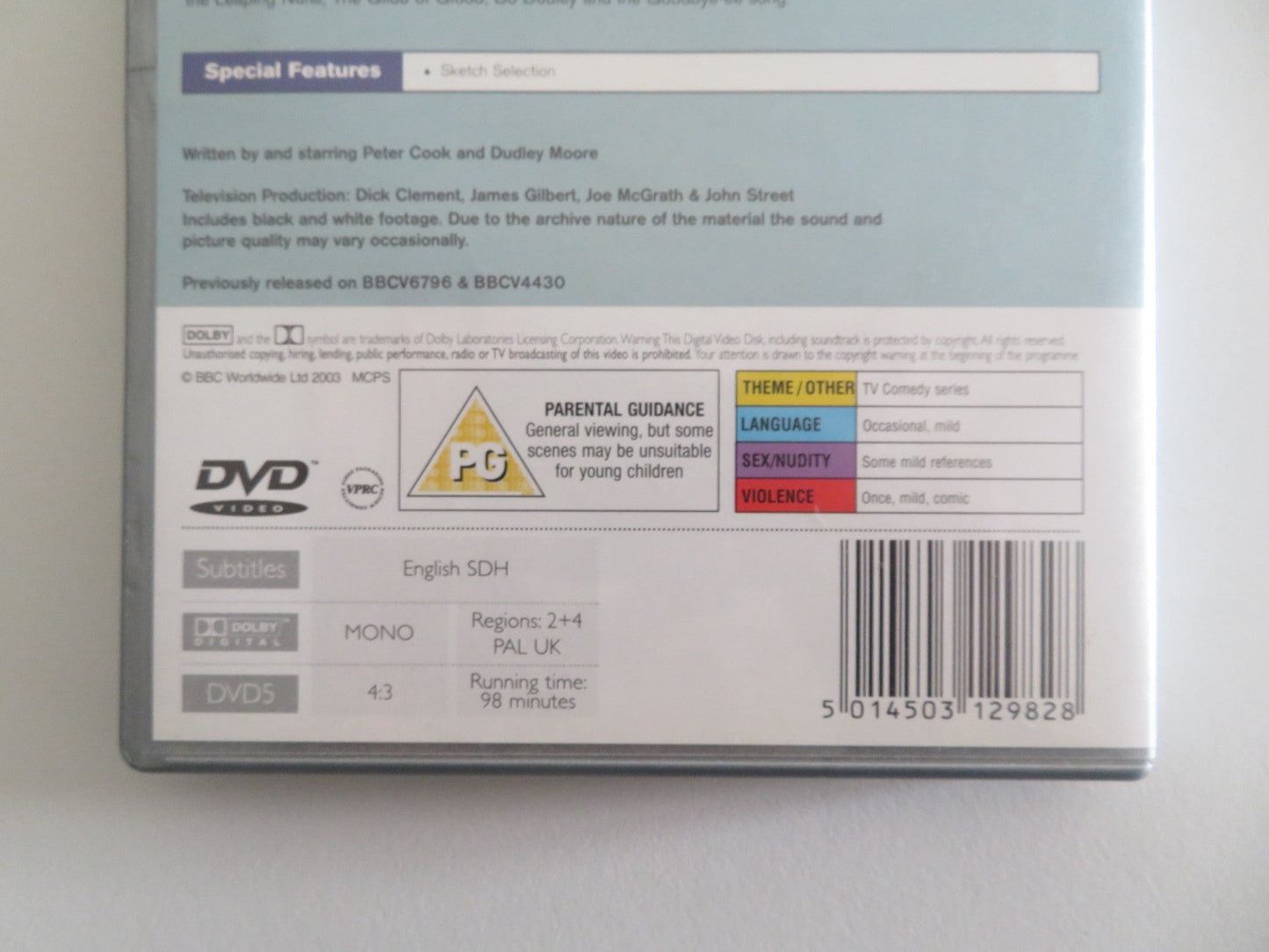 THE BEST OF PETER COOK & DUDLEY MOORE - B (DVD) PETER COOK 2003 REGION 2+4 Movie posters