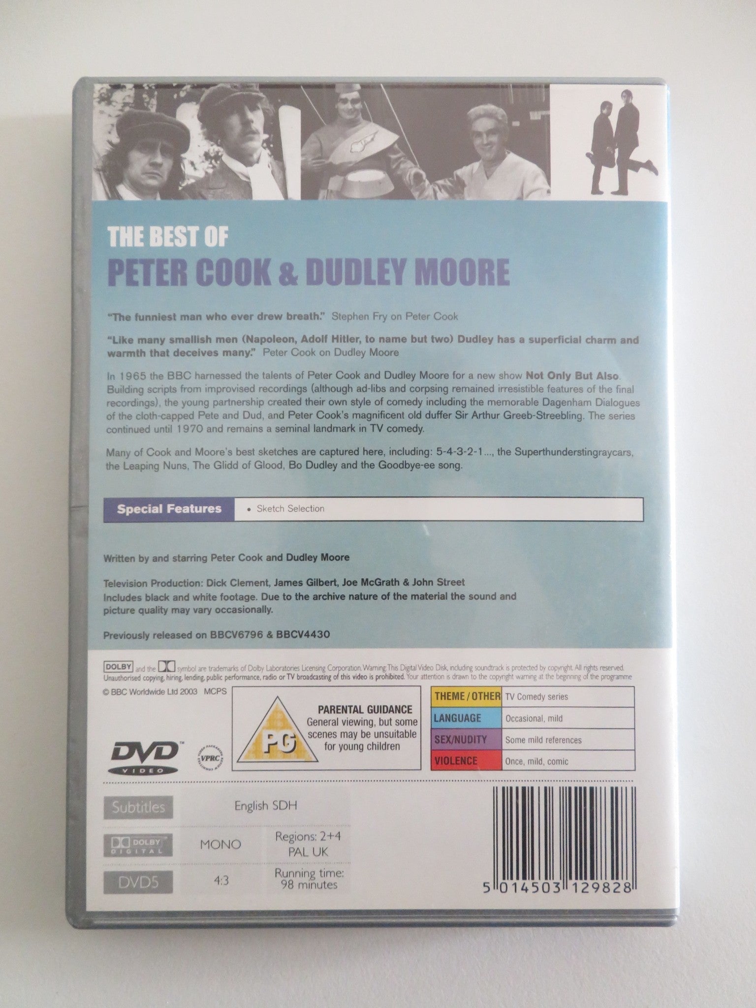 THE BEST OF PETER COOK & DUDLEY MOORE - B (DVD) PETER COOK 2003 REGION 2+4 Movie posters
