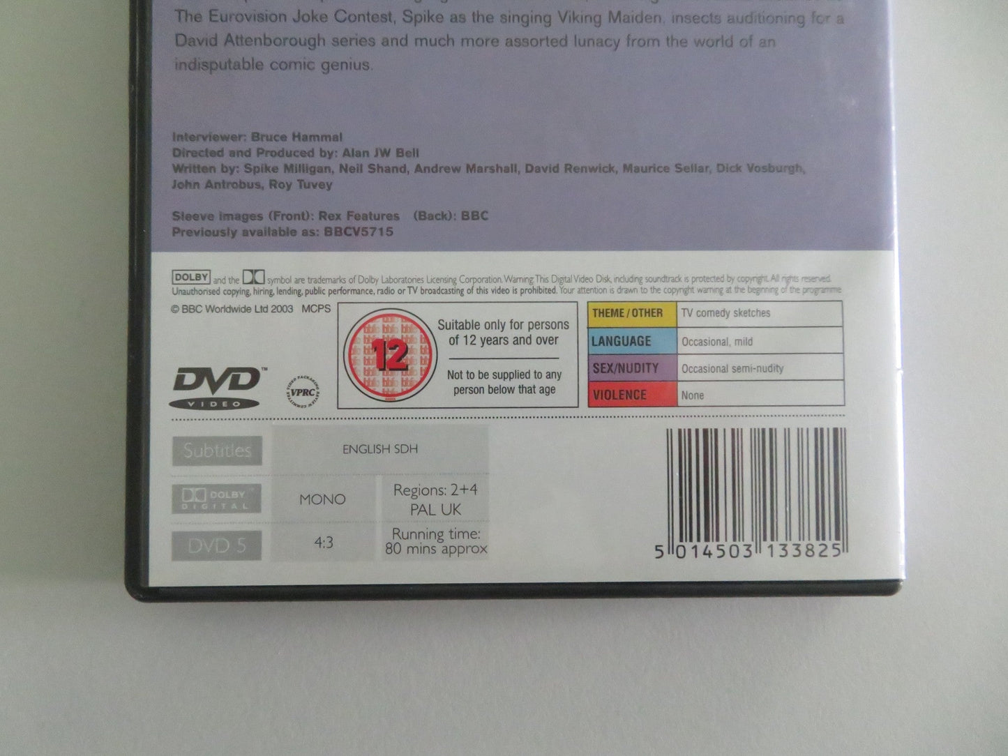 THE BEST OF SPIKE MILLIGAN (DVD) SPIKE MILLIGAN BRUCE HAMMAI 2003 REGION 2, 4 Movie posters