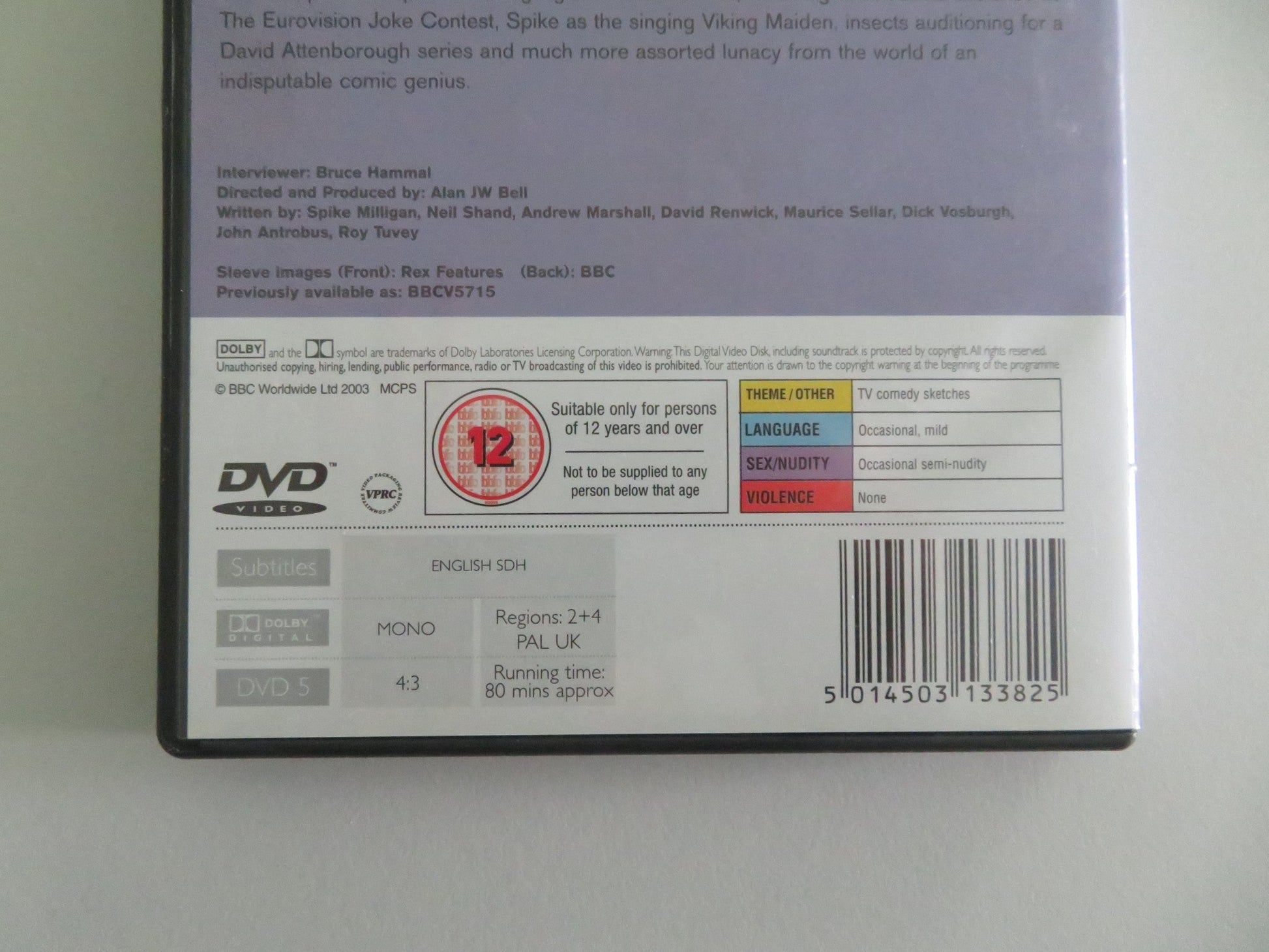 THE BEST OF SPIKE MILLIGAN (DVD) SPIKE MILLIGAN BRUCE HAMMAI 2003 REGION 2, 4 Movie posters