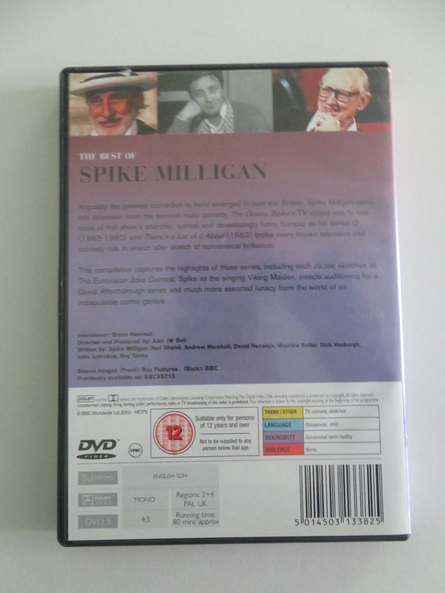 THE BEST OF SPIKE MILLIGAN (DVD) SPIKE MILLIGAN BRUCE HAMMAI 2003 REGION 2, 4 Movie posters