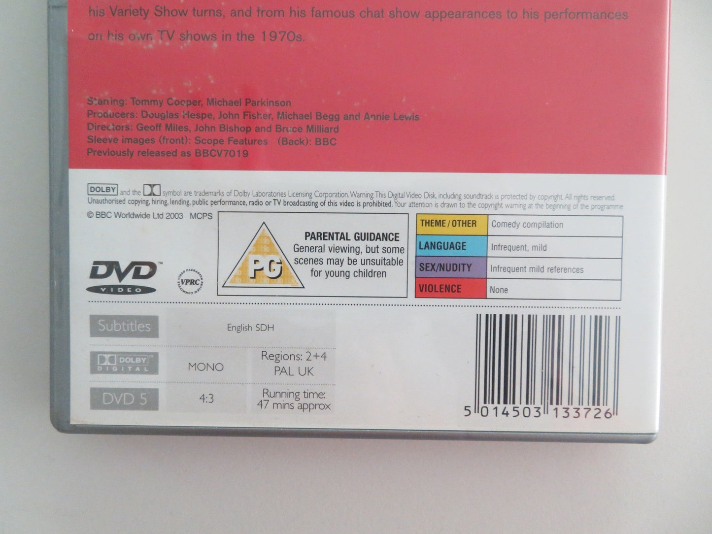 THE BEST OF TOMMY COOPER (DVD) MICHAEL PARKINSON 2004 REGION 2 + 4 - Rendezvous Cinema