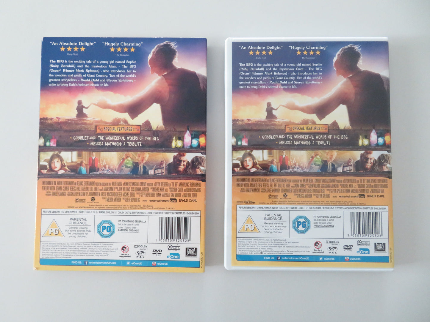 The BFG - B (DVD) Mark Rylance Ruby Barnhill Penelope Wilton 2016 Region 2 Movie posters