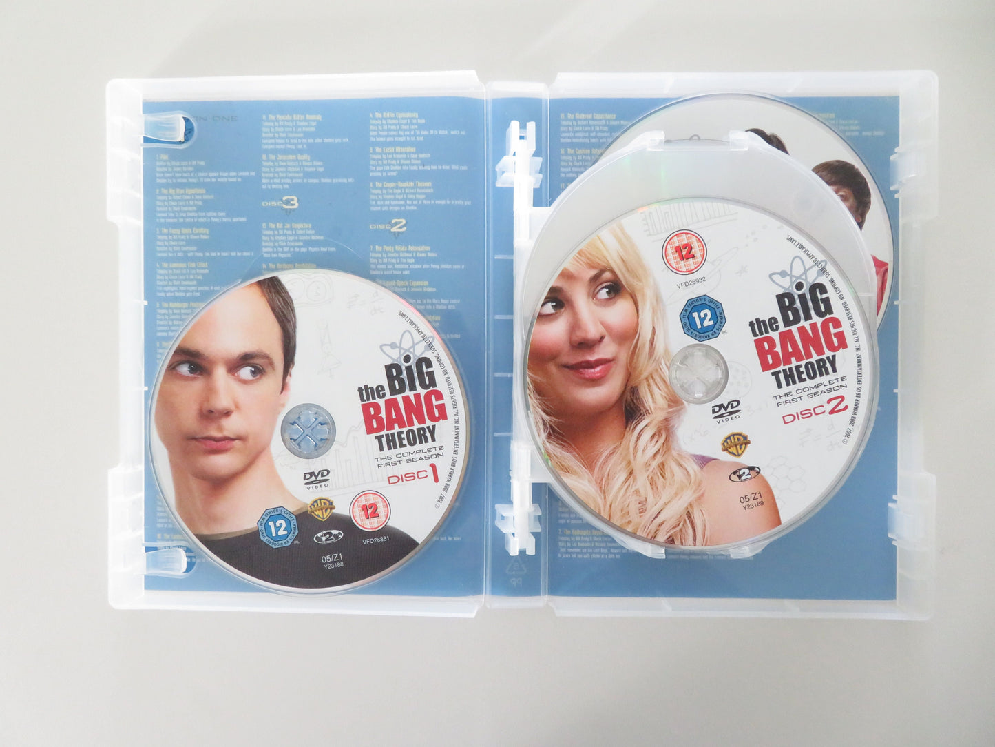 The Big Bang Theory Seasons 1-3 (DVD BoxSet) Jim Parsons Galecki 2007 Region 2 Movie posters