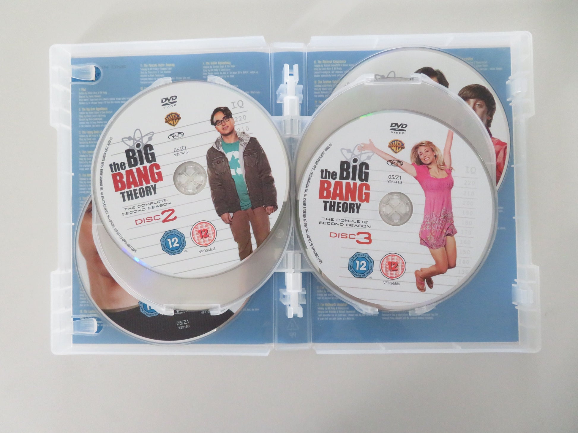 The Big Bang Theory Seasons 1-3 (DVD BoxSet) Jim Parsons Galecki 2007 Region 2 Movie posters