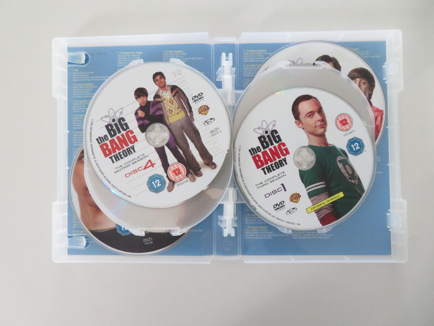 The Big Bang Theory Seasons 1-3 (DVD BoxSet) Jim Parsons Galecki 2007 Region 2 Movie posters
