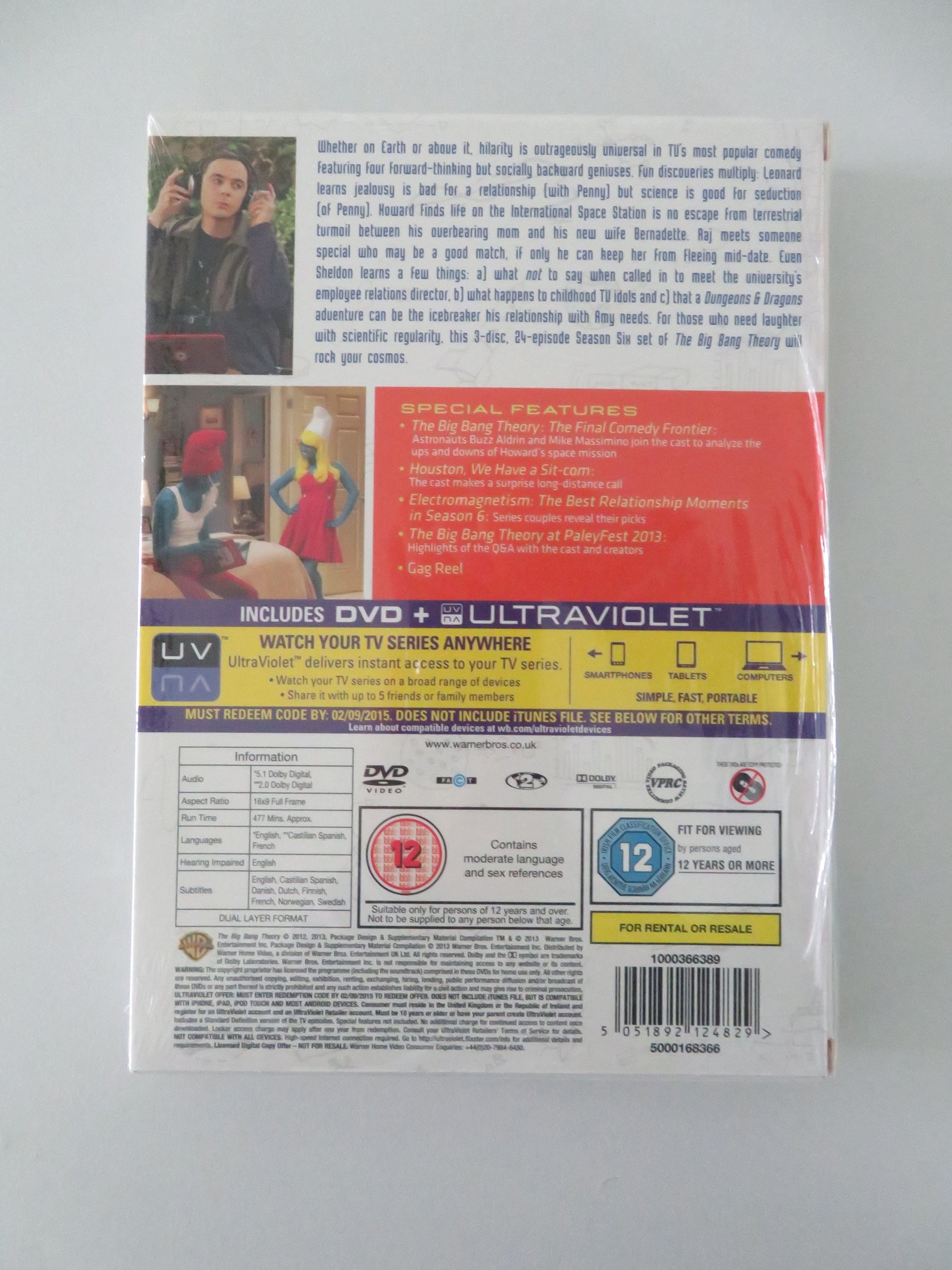 The Big Bang Theory - The Complete Sixth Season (DVD BoxSet) 2012 Region 2 Movie posters