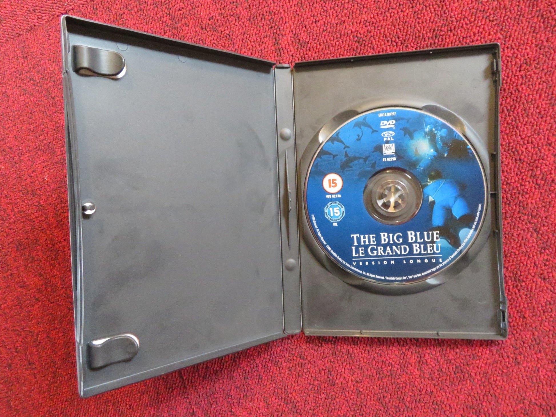 THE BIG BLUE - VERSION LONGUE (DVD) ROSANNA ARQUETTE JEAN - MARC BAR 1988 REGION 2 Rendezvous Cinema Movie posters