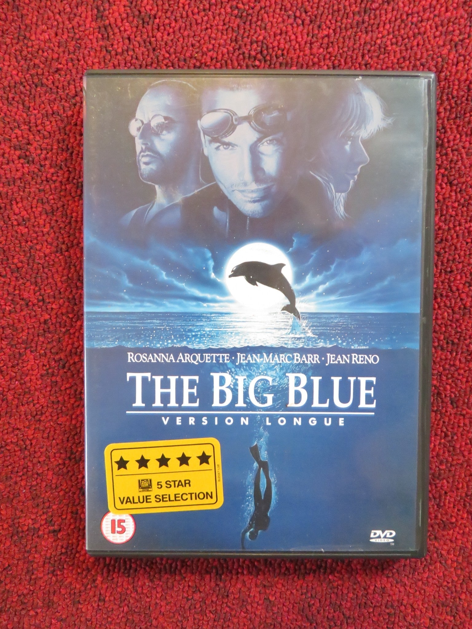 THE BIG BLUE - VERSION LONGUE (DVD) ROSANNA ARQUETTE JEAN - MARC BAR 1988 REGION 2 Rendezvous Cinema Movie posters