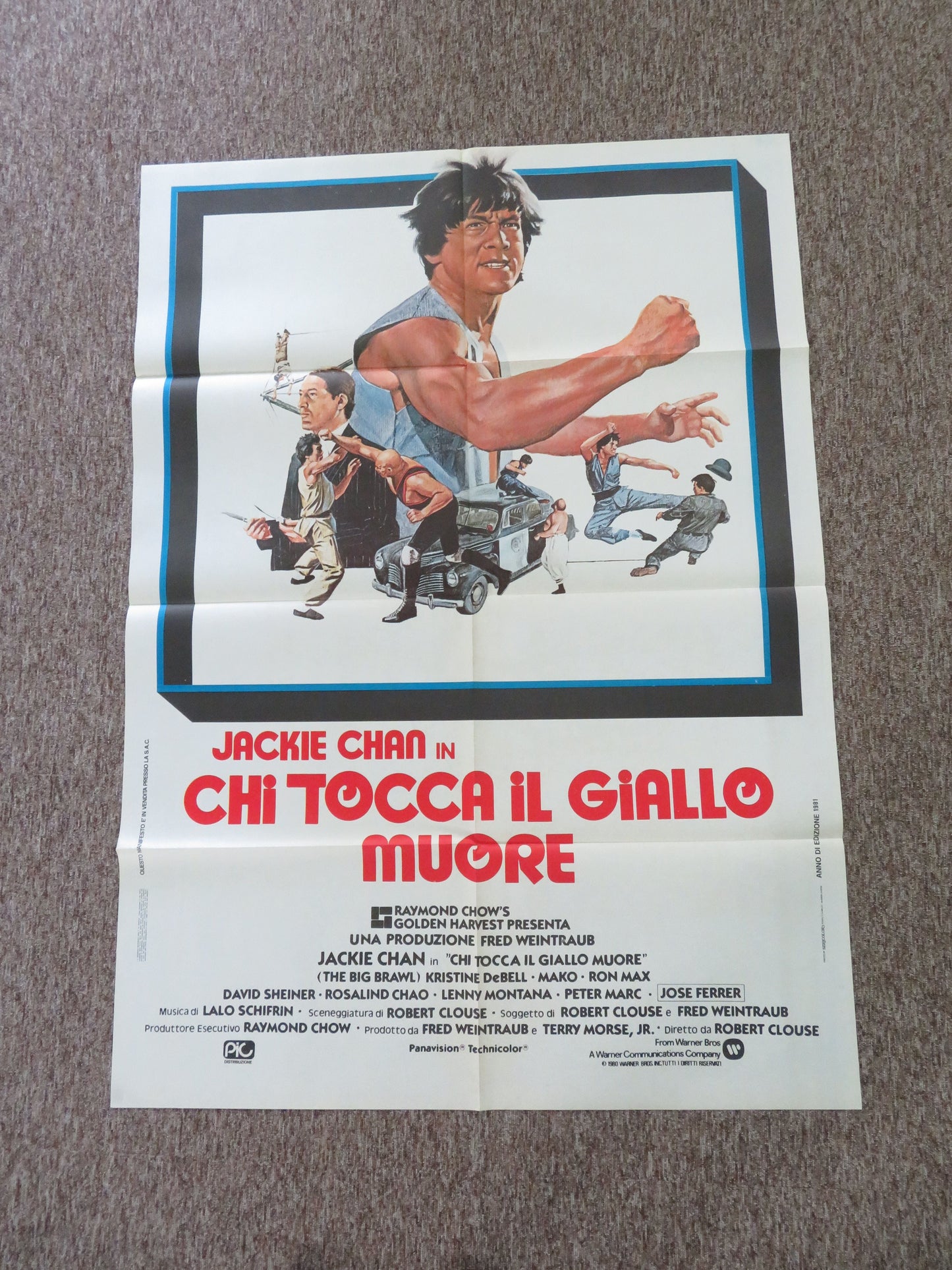 The Big Brawl Italian 2 Foglio Poster Jackie Chan José Ferrer 1981 Movie posters