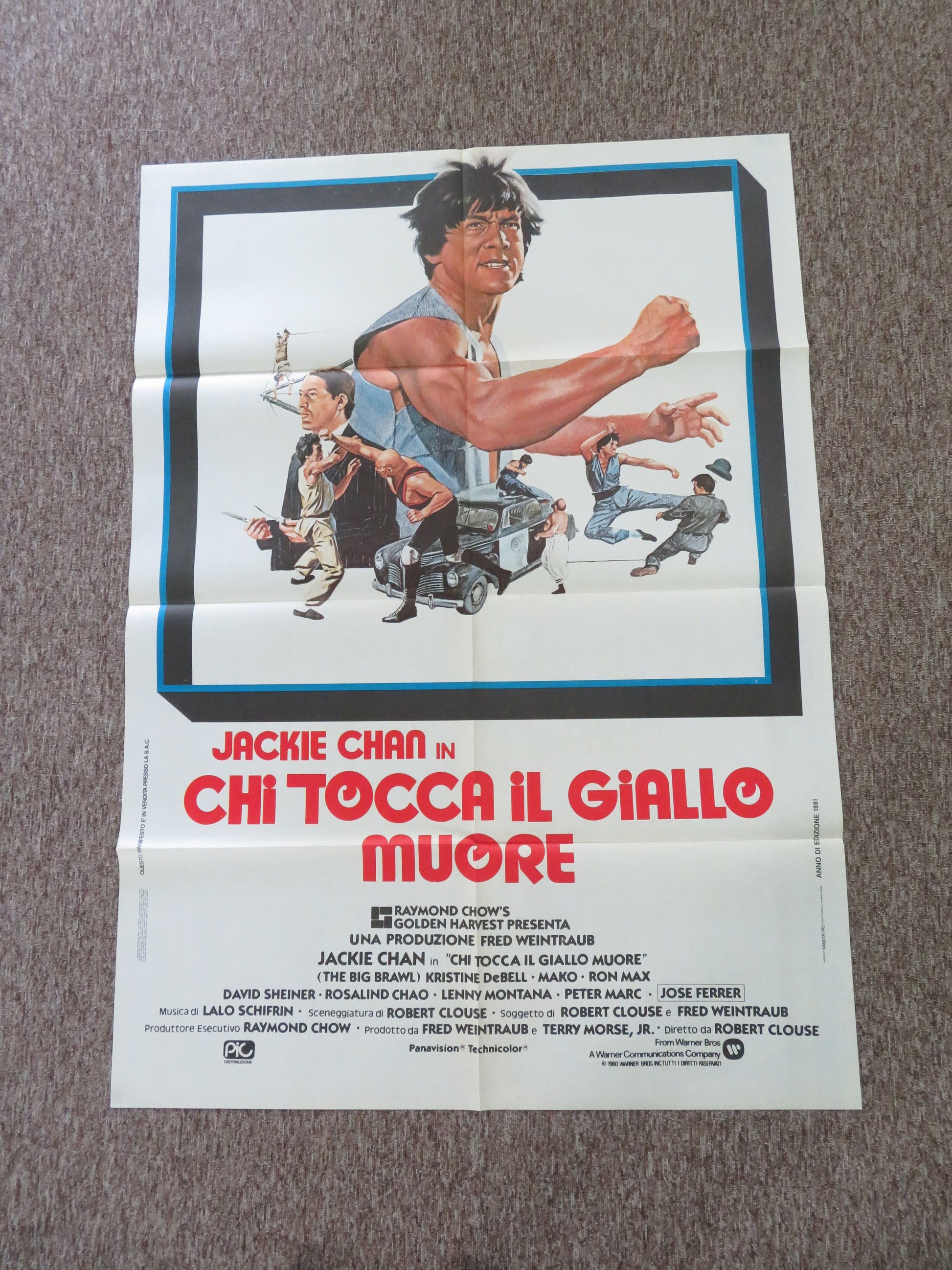 The Big Brawl Italian 2 Foglio Poster Jackie Chan José Ferrer 1981 Movie posters