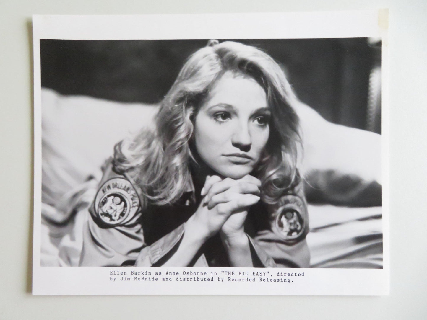 THE BIG EASY MOVIE STILL PHOTO LOT OF 5 DENNIS QUAID ELLEN BARKIN 1986 - Rendezvous Cinema