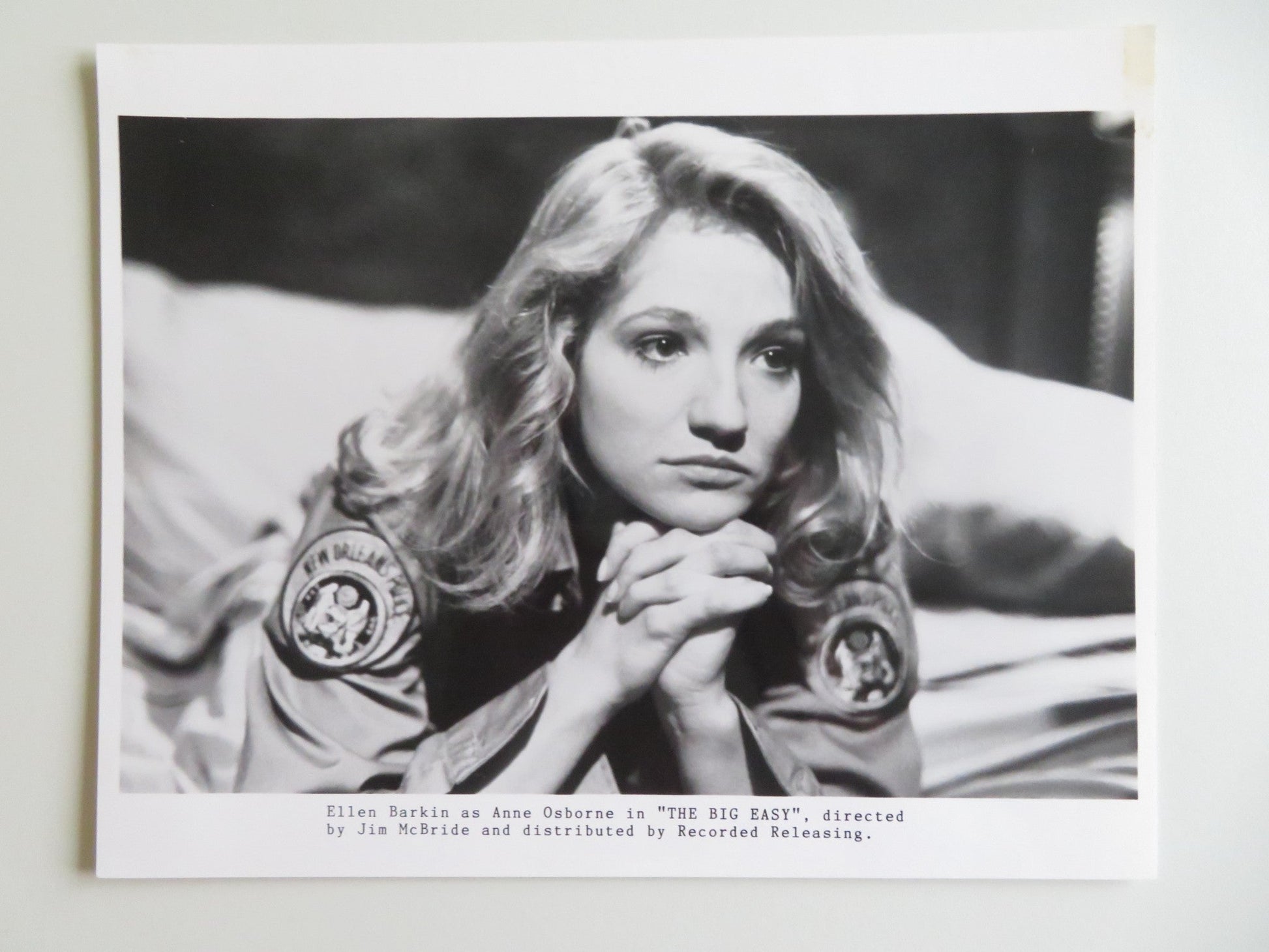 THE BIG EASY MOVIE STILL PHOTO LOT OF 5 DENNIS QUAID ELLEN BARKIN 1986 - Rendezvous Cinema