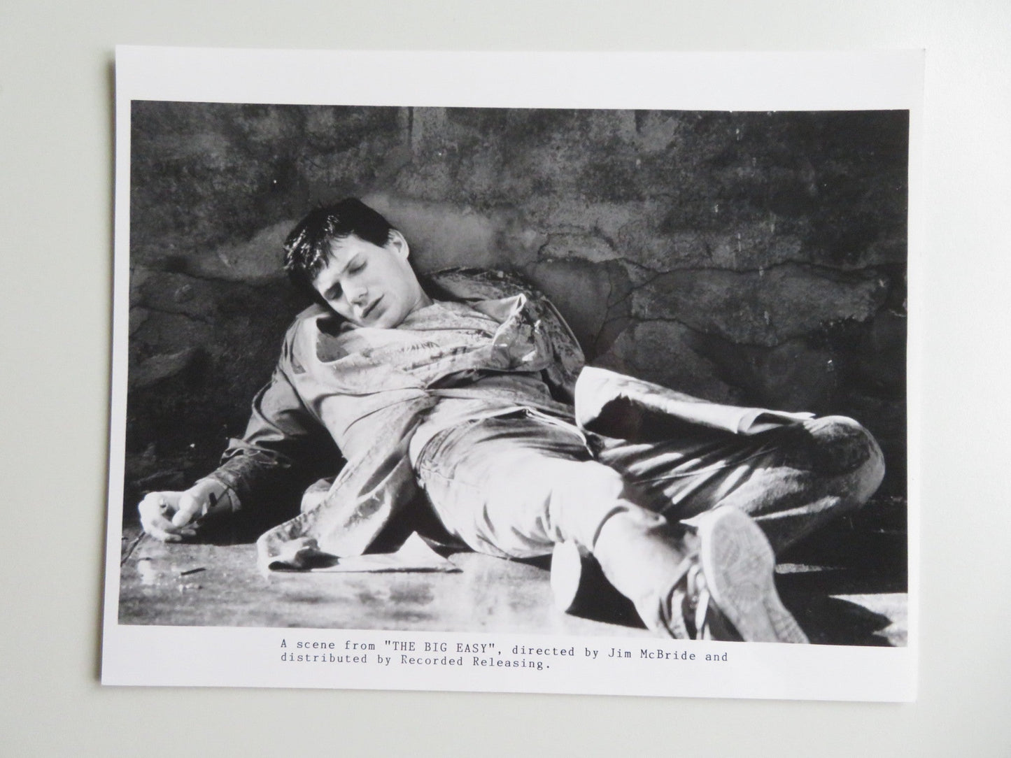 THE BIG EASY MOVIE STILL PHOTO LOT OF 5 DENNIS QUAID ELLEN BARKIN 1986 - Rendezvous Cinema