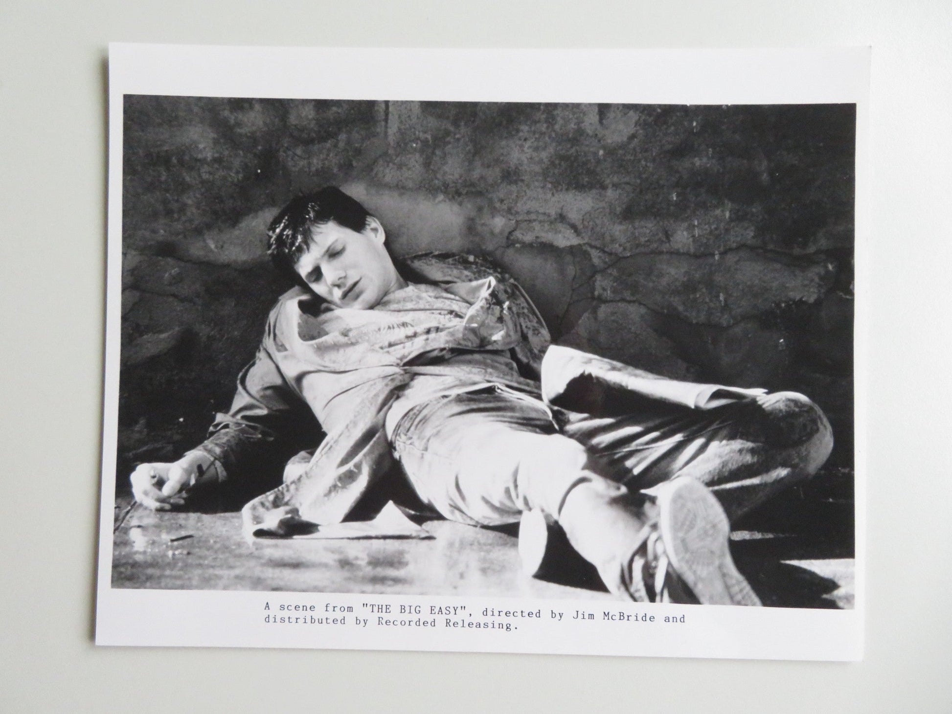 THE BIG EASY MOVIE STILL PHOTO LOT OF 5 DENNIS QUAID ELLEN BARKIN 1986 - Rendezvous Cinema