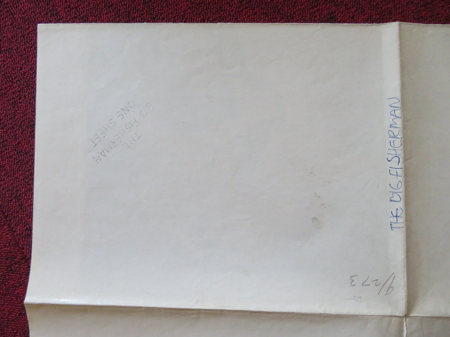 THE BIG FISHERMAN FOLDED US ONE SHEET POSTER HOWARD KEEL SUSAN KOHNER 1959 Rendezvous Cinema Movie posters