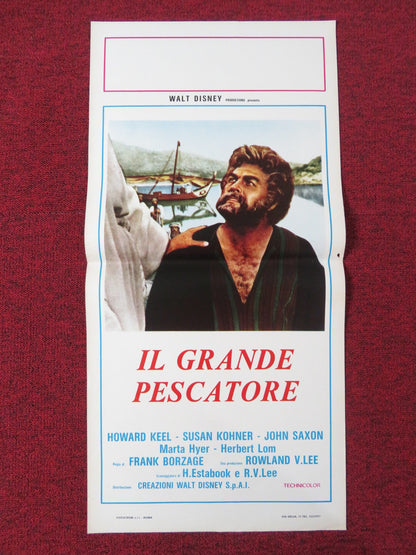 THE BIG FISHERMAN ITALIAN LOCANDINA POSTER DISNEY HOWARD KEEL SUSAN KOHNER 1960 Rendezvous Cinema Movie posters