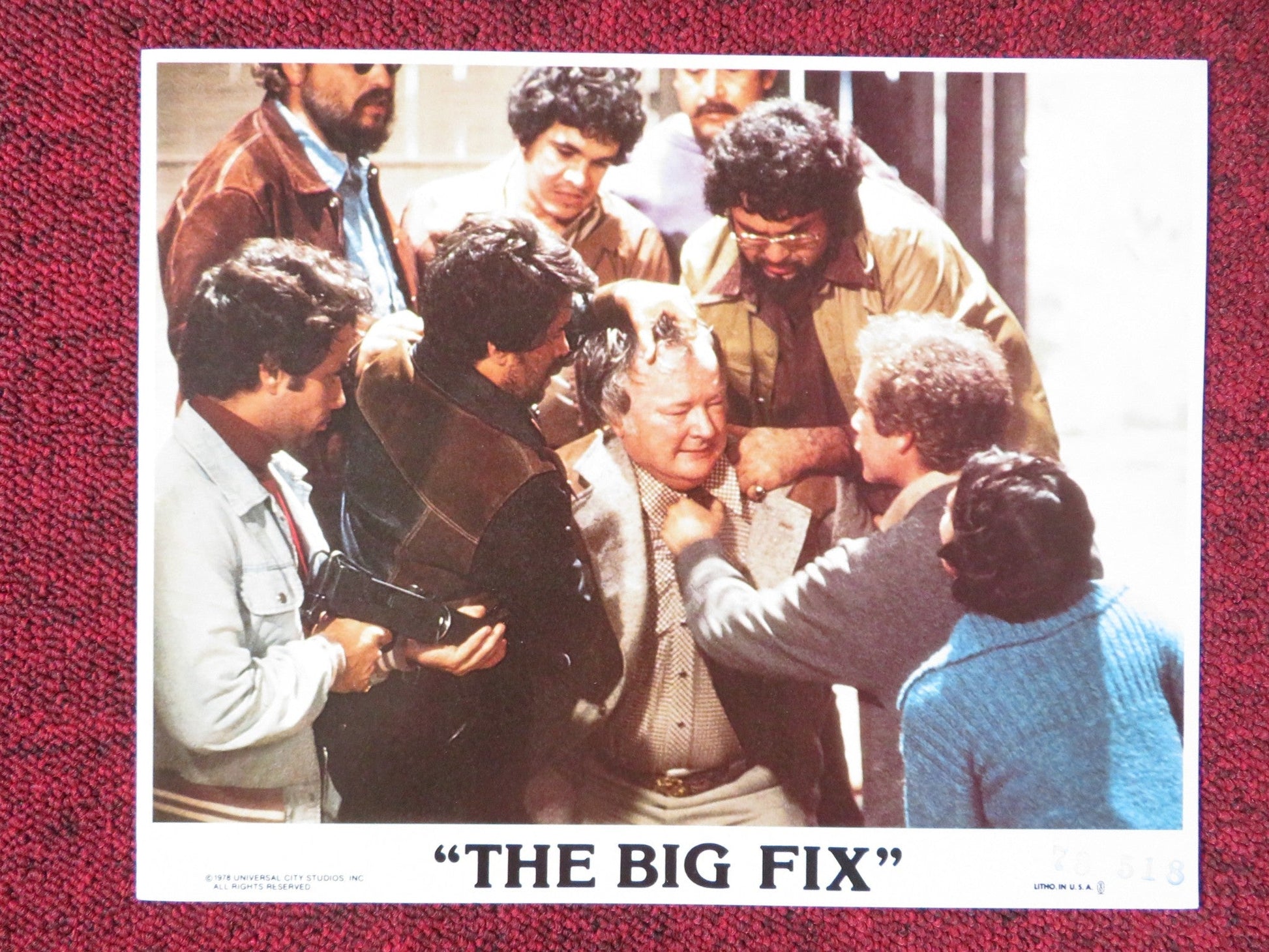 THE BIG FIX - A LOBBY CARD RICHARD DREYFUSS SUSAN ANSPACH 1978 Rendezvous Cinema Movie posters
