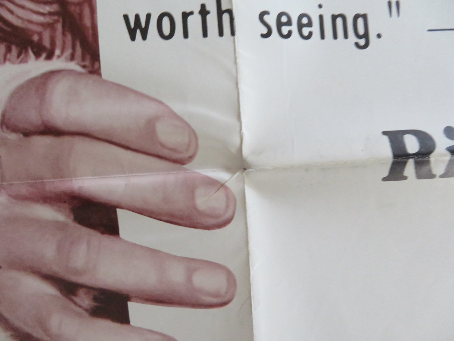 THE BIG FIX - B FOLDED US ONE SHEET POSTER RICHARD DREYFUSS SUSAN ANSPACH 1978 Rendezvous Cinema Movie posters