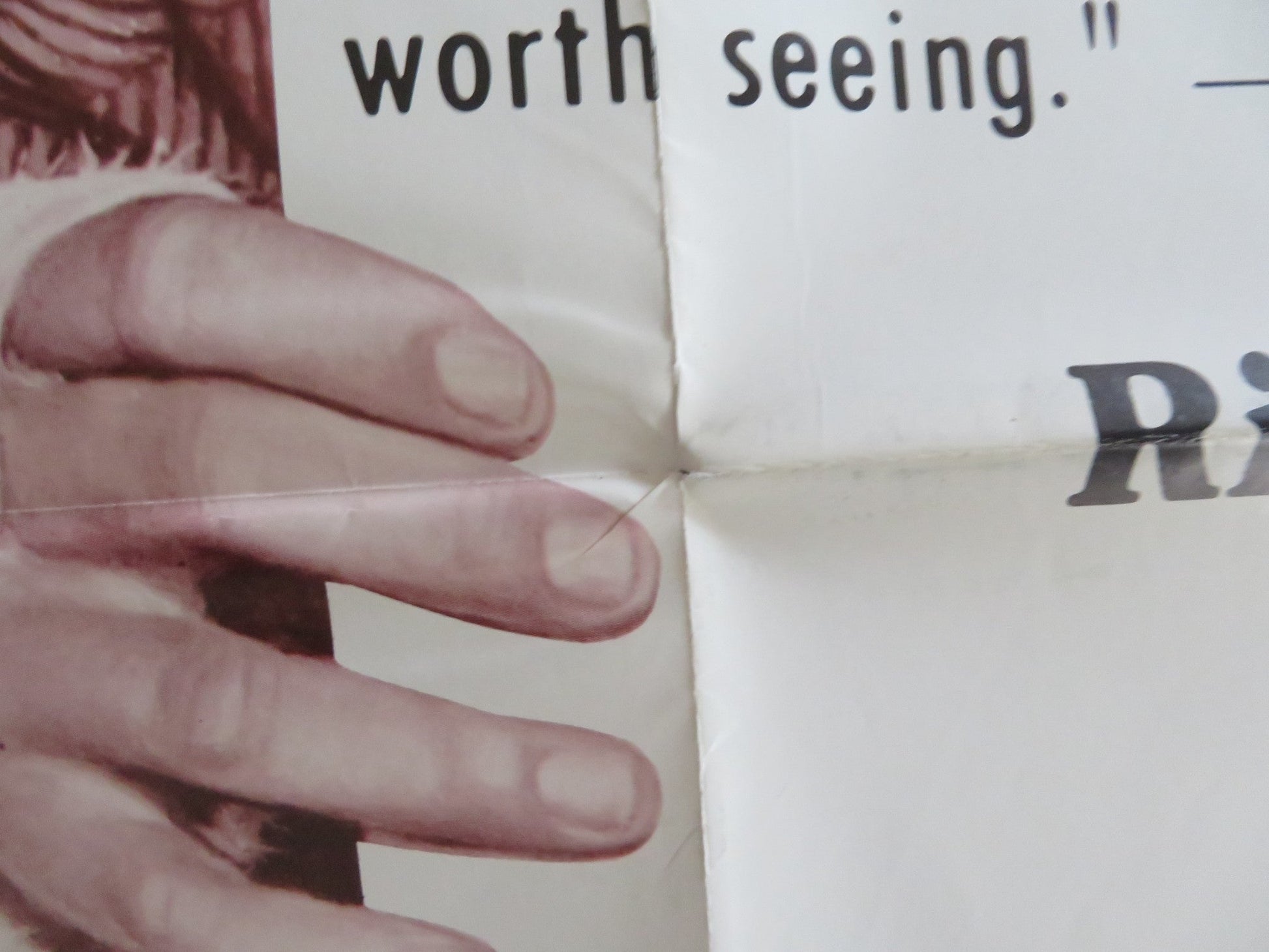 THE BIG FIX - B FOLDED US ONE SHEET POSTER RICHARD DREYFUSS SUSAN ANSPACH 1978 Rendezvous Cinema Movie posters