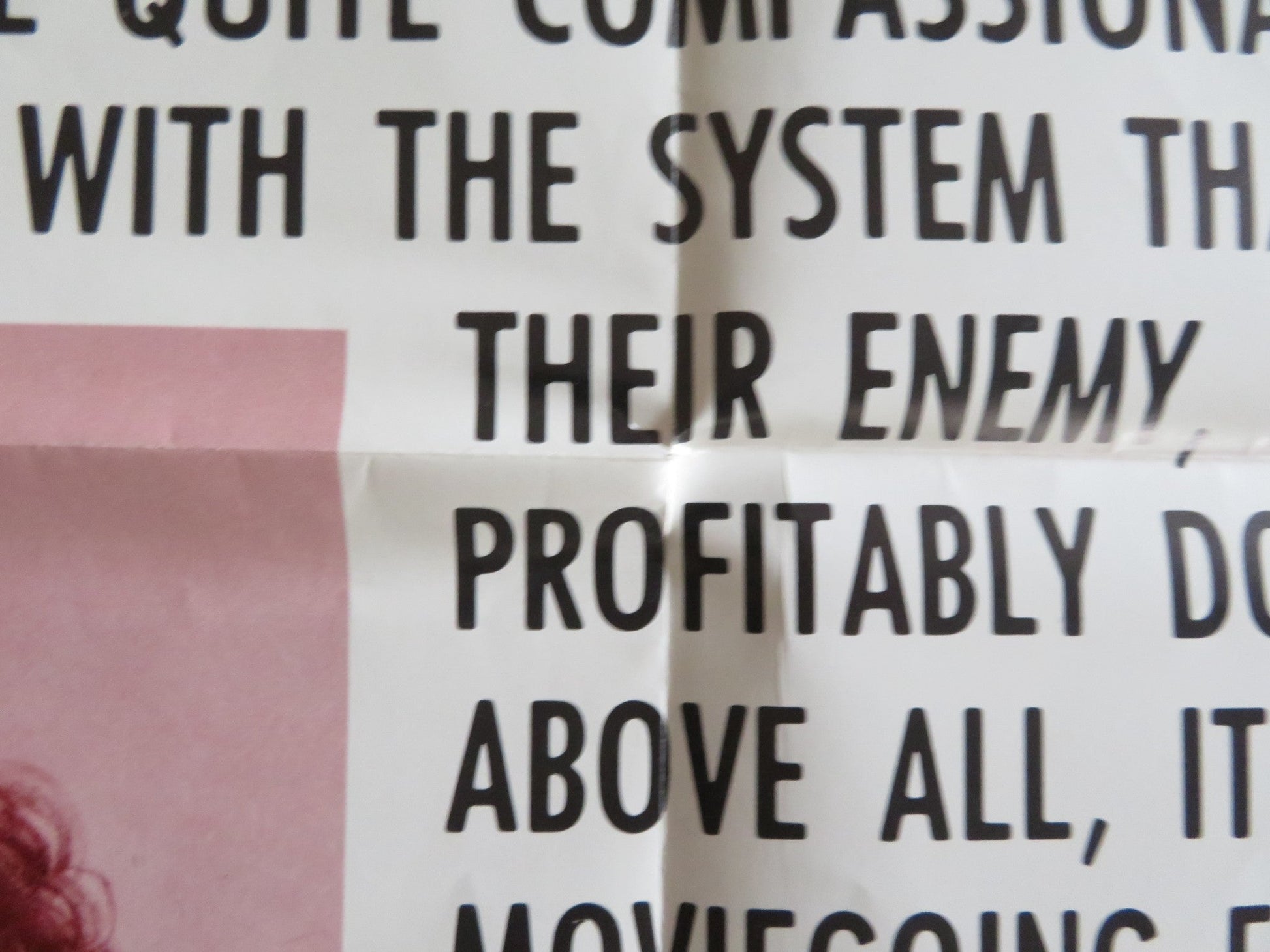 THE BIG FIX - B FOLDED US ONE SHEET POSTER RICHARD DREYFUSS SUSAN ANSPACH 1978 Rendezvous Cinema Movie posters