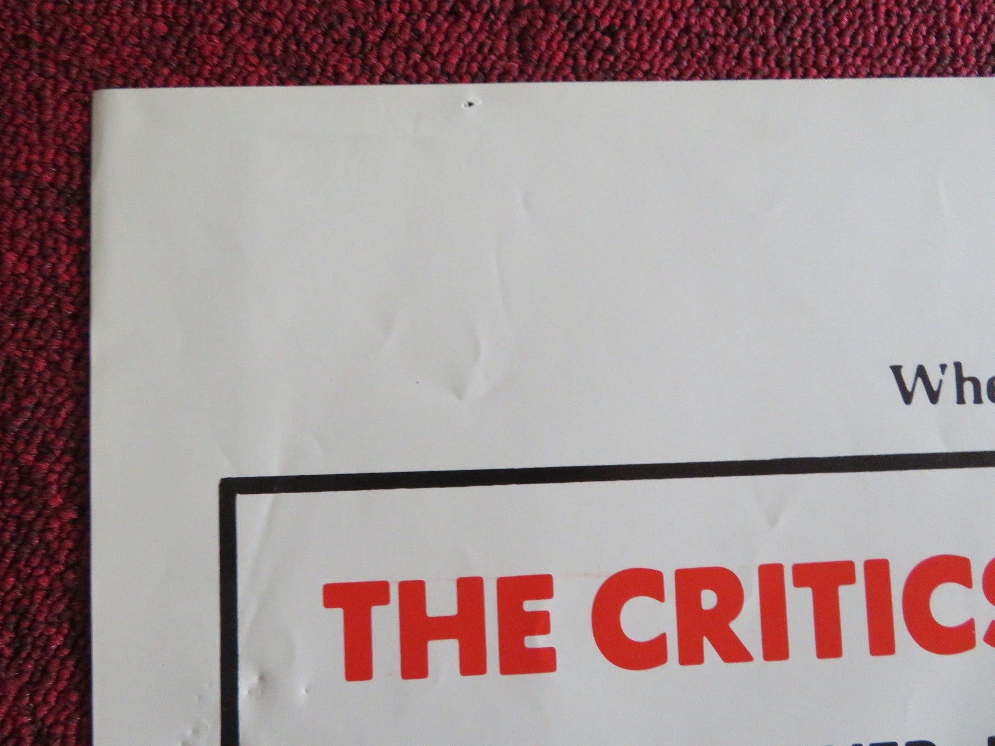 THE BIG FIX - B FOLDED US ONE SHEET POSTER RICHARD DREYFUSS SUSAN ANSPACH 1978 Rendezvous Cinema Movie posters