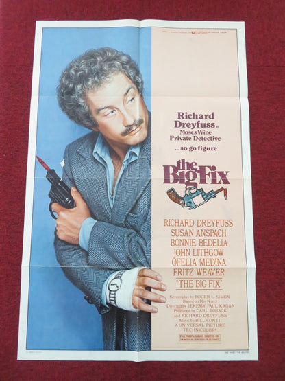 The Big Fix Folded US One Sheet Poster Richard Dreyfuss John Lithgow 1978 Movie posters