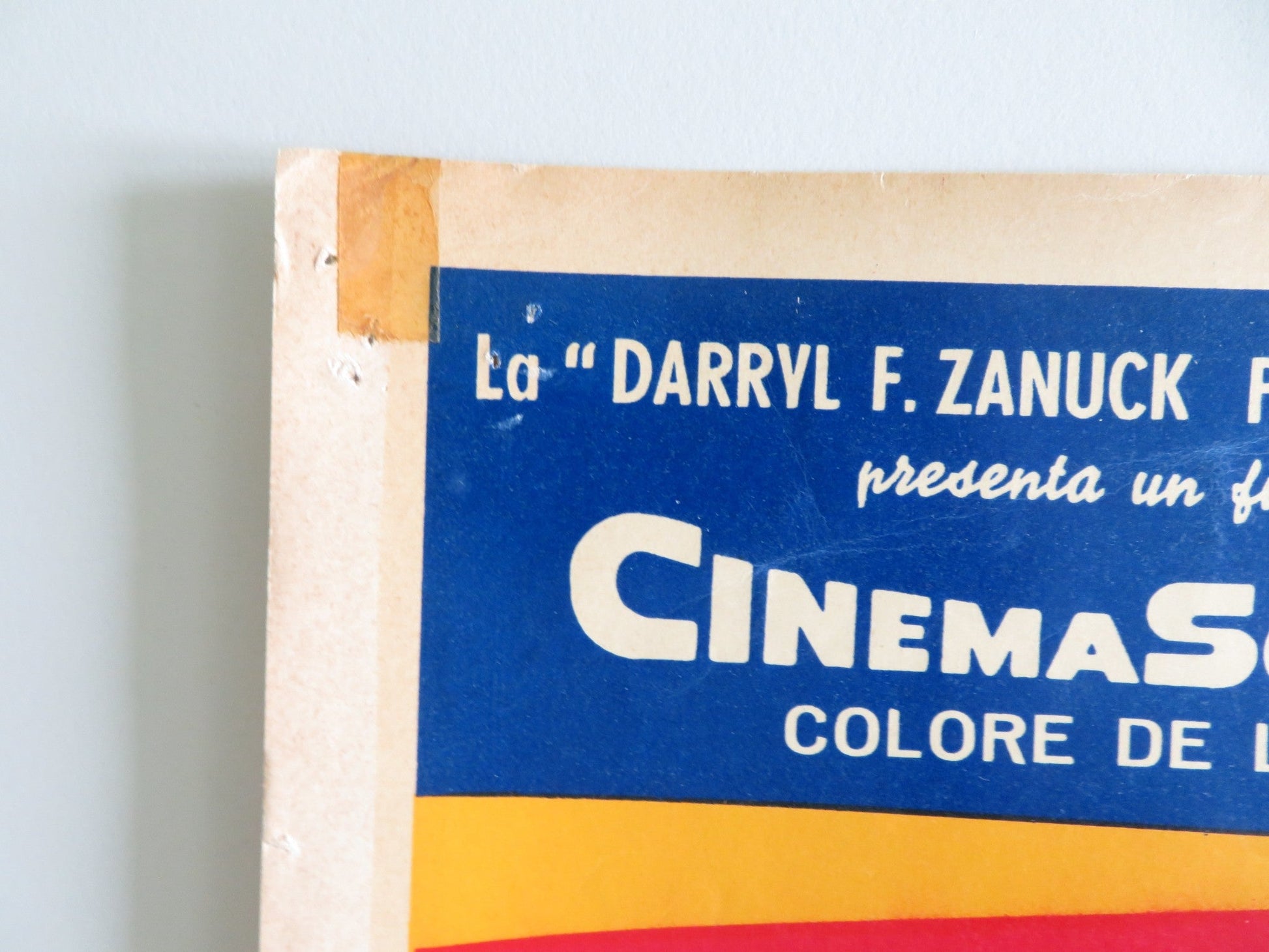 THE BIG GAMBLE - A ITALIAN FOTOBUSTA POSTER STEPHEN BOYD JULIETTE GRECO 1961 Rendezvous Cinema Movie posters