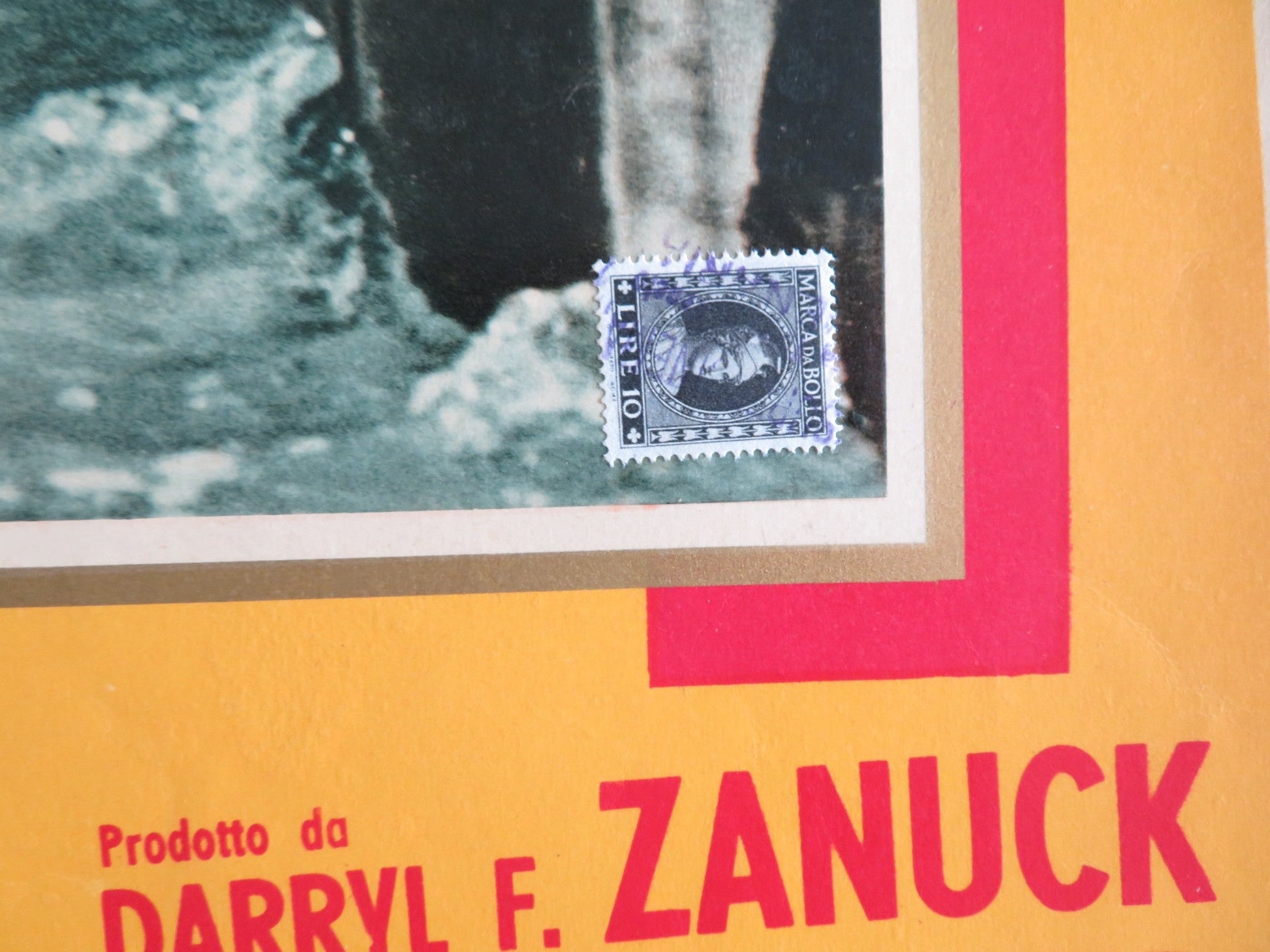 THE BIG GAMBLE - A ITALIAN FOTOBUSTA POSTER STEPHEN BOYD JULIETTE GRECO 1961 Rendezvous Cinema Movie posters