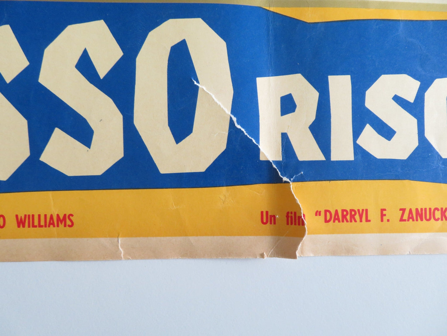 THE BIG GAMBLE - B ITALIAN FOTOBUSTA POSTER STEPHEN BOYD JULIETTE GRECO 1961 Rendezvous Cinema Movie posters