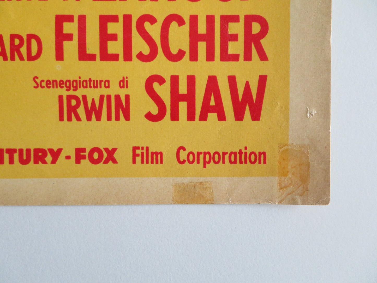 THE BIG GAMBLE - C ITALIAN FOTOBUSTA POSTER STEPHEN BOYD JULIETTE GRECO 1961 Rendezvous Cinema Movie posters