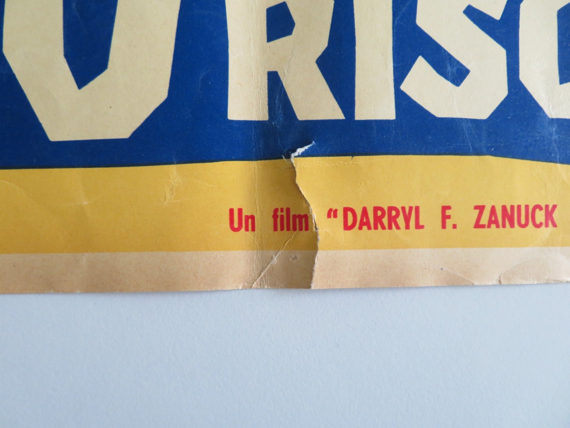 THE BIG GAMBLE - C ITALIAN FOTOBUSTA POSTER STEPHEN BOYD JULIETTE GRECO 1961 Rendezvous Cinema Movie posters